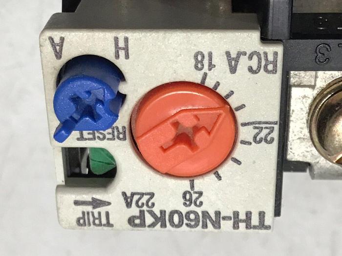 Used MITSUBISHI Thermal Overload Relay TH-N60KP #124094