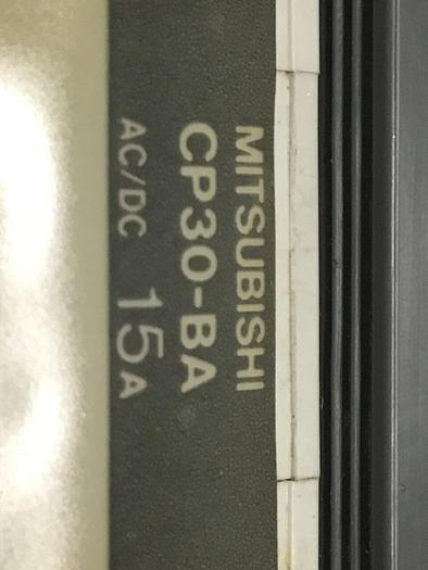 Used MITSUBISHI 15 Amp Circuit Protector CP30-BA-2P-15A #119646
