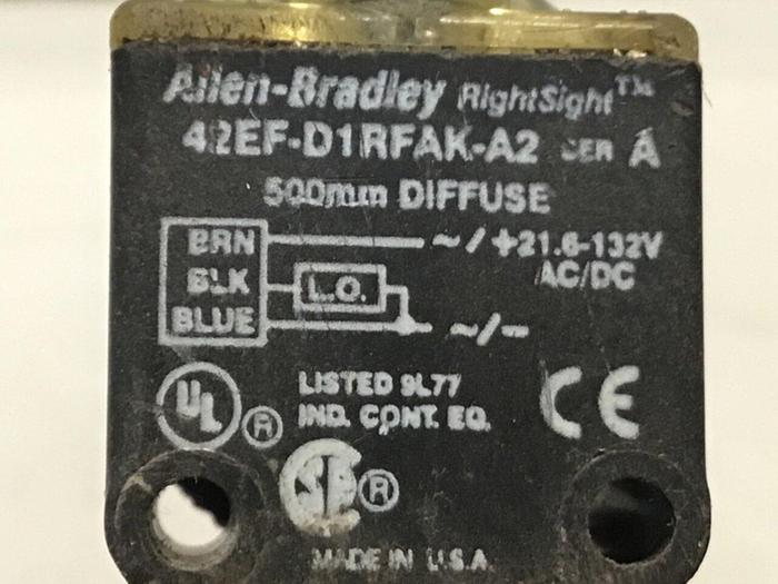 Used ALLEN BRADLEY Sensor 42EF-D1RFAK-A2 #122252