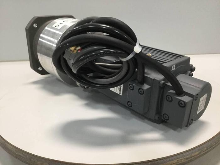 Used MITSUBISHI Servo Motor w/ Gear Motor HA-FH33B Used