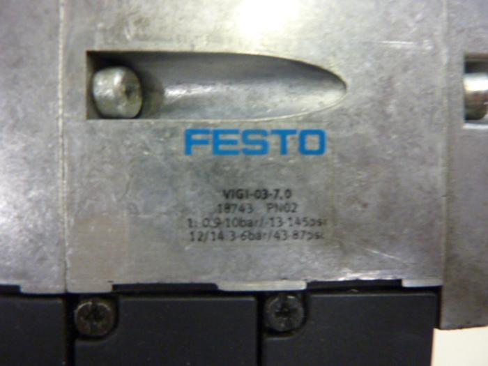 Used FESTO Control Block / Valve Terminal IFB13-03 Used