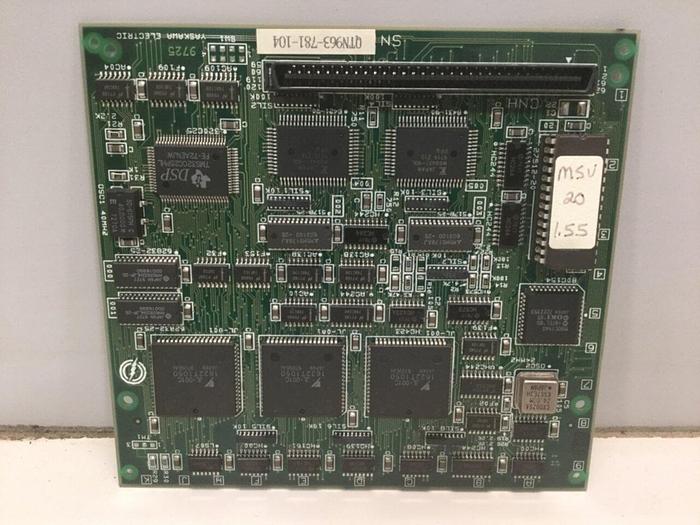 Used YASKAWA Circuit Board JANCD-MSV02 REV D01 #105494