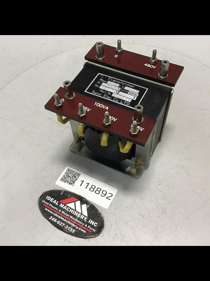 Used SANEI 100 VA Transformer 88941 USED