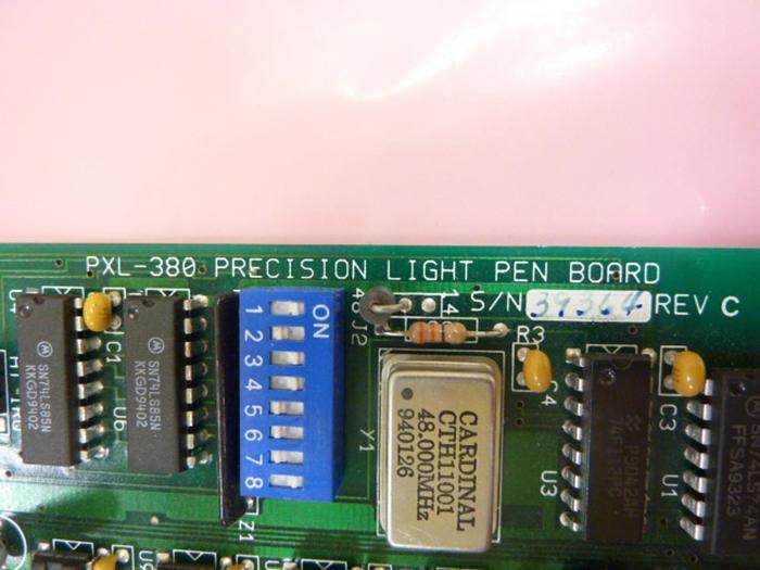 Used FTG DATA SYSTEM Precision Light Pen Board PXL-380 #43789