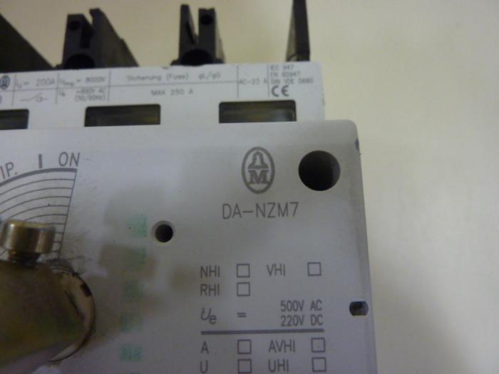 Used MOELLER Disconnect Switch NZM7-200 #63498
