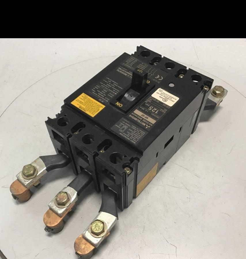 Used MITSUBISHI 125 Amp Circuit Breaker NF-SF3125 USED