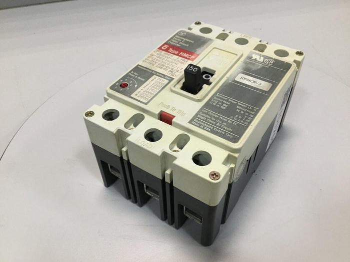 Used WESTINGHOUSE 150 Amp Circuit Breaker HMCP150U4C #101755