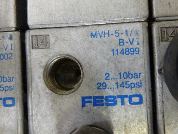 Used FESTO Control Block / Valve Terminal IFB8-02 #52870