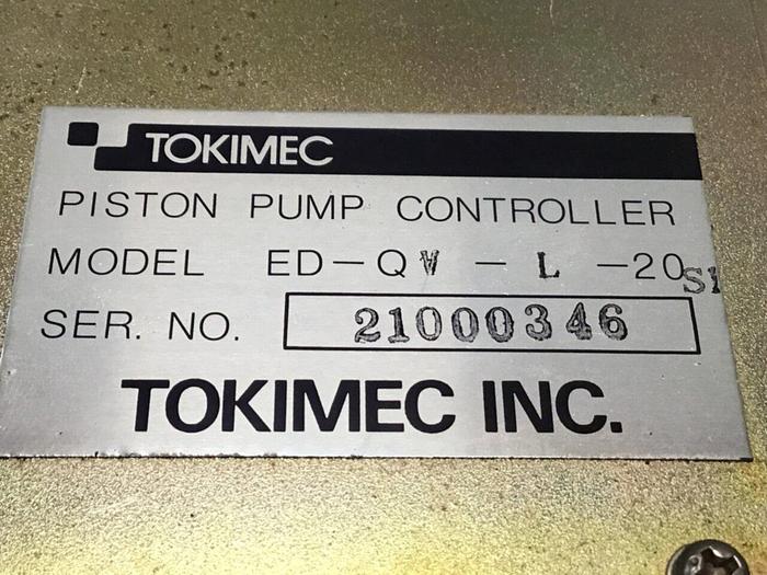 Used TOKIMEC Circuit Board ED-QV-L-20S1 #141758