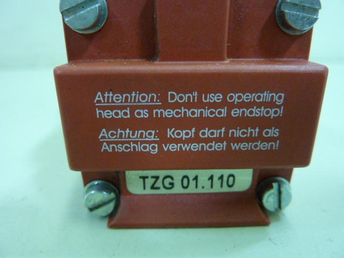 Used SCHMERSAL Safety Interlock Switch TGZ 01.110 #53115