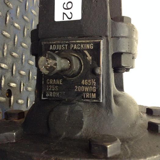 Used CRANE 4" Gate Valve 125S #75092