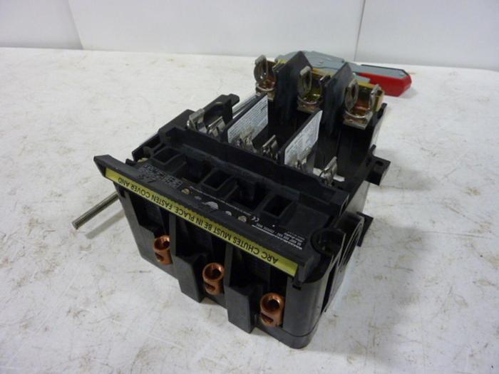 Used ALLEN BRADLEY 60 Amp Disconnect Switch 1494V-DS60 SER A #57445