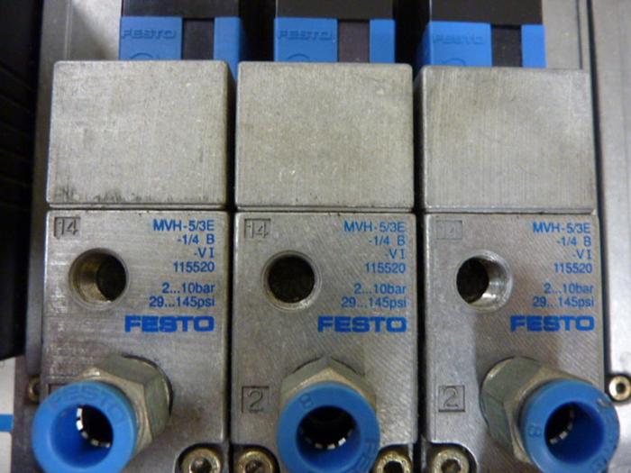 Used FESTO Control Block / Valve Terminal IFB8-02 #52777