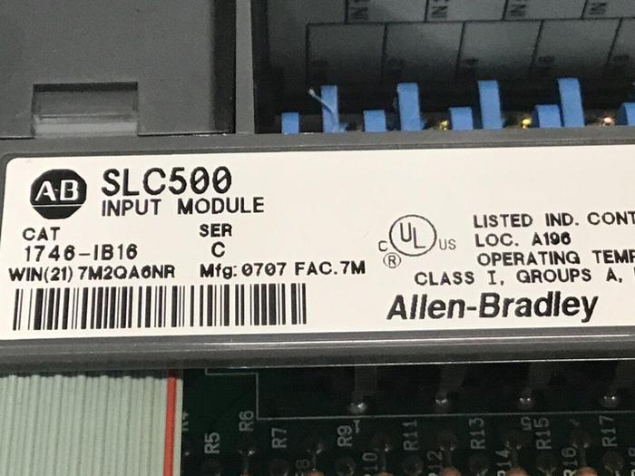 Used ALLEN BRADLEY Input Module 1746-IB16 SER C #127237