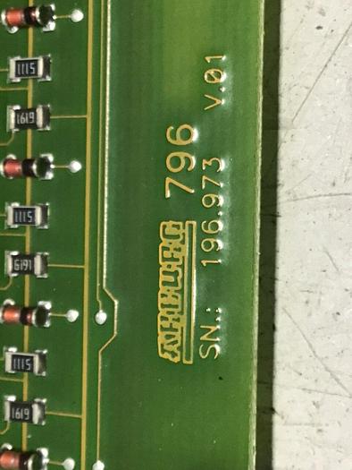 Used ARBURG Circuit Board ARB 796 #123013