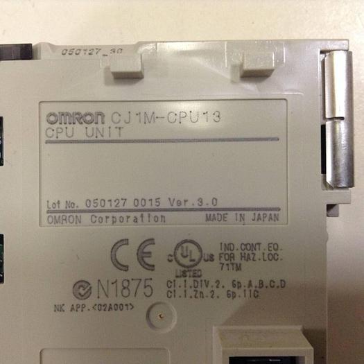 Used OMRON PLC CPU CJ1M-CPU13 #73474