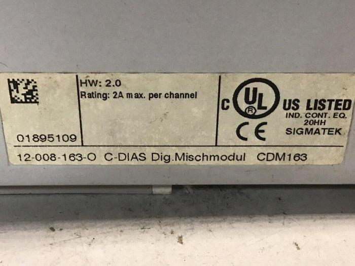 Used SIGMATEK Module CDM163 12-008-163-O Used