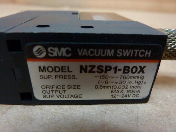 Used SMC Vacuum Switch NZSP1-BOX #26374