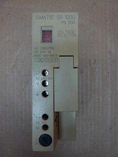 Used SIEMENS Power Supply 6ES5 930-8MD11 #26621