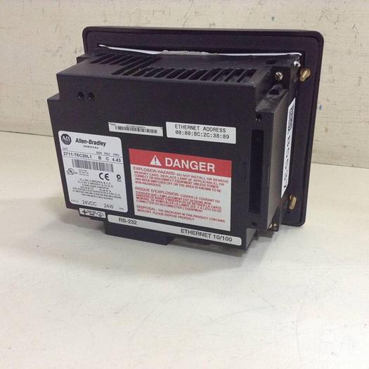 Used ALLEN BRADLEY Panel View 600 2711-T6C20L1 SER B Used