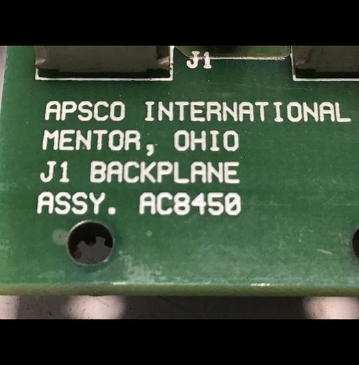 Used APSCO Van Dorn Rack Circuit Board AC8450 USED
