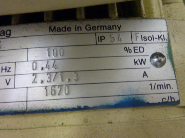 Used MANNESMANN DEMAG Microspeed Unit FG06 U1-H2-F2 Used