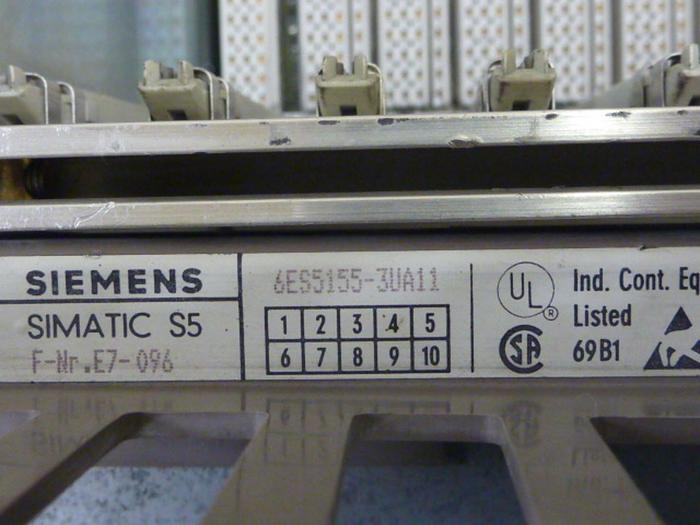 Used SIEMENS Slot Rack 6ES5 155-3UA11 #48324