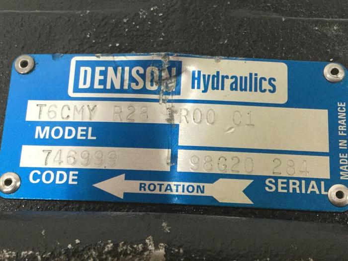 Used DENISON HYDRAULICS Vane Pump T6CMY R28 3R00 C1 Used