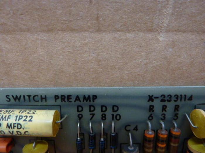 Used ALLEN BRADLEY Preamp Circuit Board X-233114 #27168