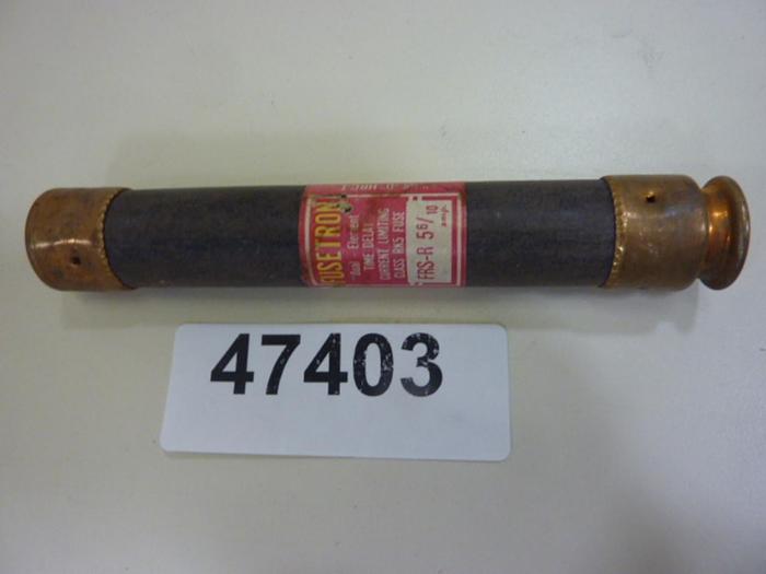 Used FUSETRON 5 6/10 Amp Fuse FRS-R-56/10 #47403