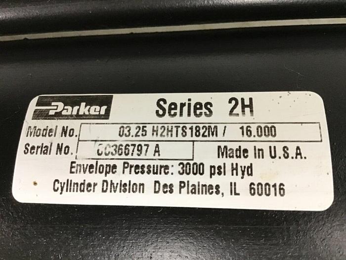 Used PARKER Cylinder 03.25 H2HTS182M / 16.000 #142848