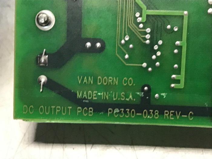 Used VAN DORN Pathfinder DC Output Board PC330-038 Used