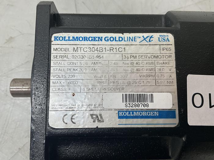 Used KOLLMORGEN MTC304B1-R1C1