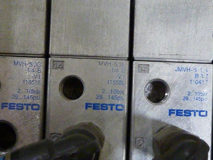 Used FESTO Control Block / Valve Terminal IFB8-02 #52767