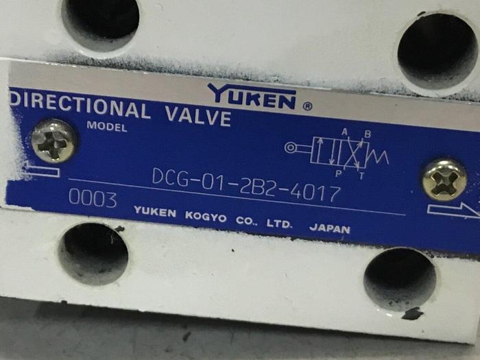 Used YUKEN Directional Valve DCG-01-2B2-4017 #72643
