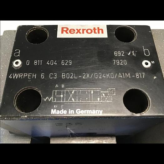 Used BOSCH Proportional Servo Valve 0 811 404 629 USED