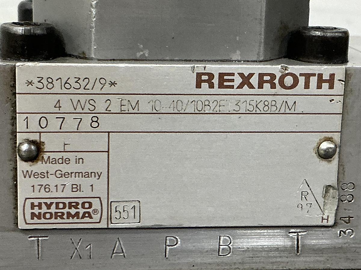 Used REXROTH 4 WRDE 25 -31/-372