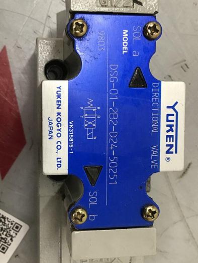 Used YUKEN Directional Valve DSG-01-2B2-D24-50251 #118204