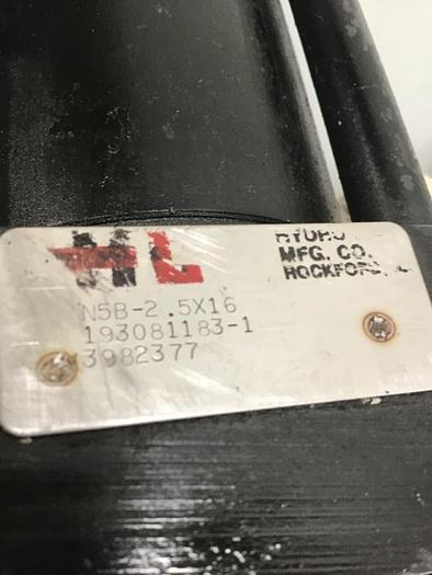 Used CINCINNATI MILACRON Injection Sled Cylinder N5B-2.5X16 #135779