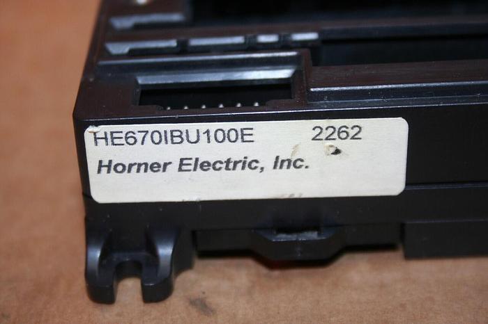 Used HORNER ELECTRIC Bus Interface Base HE670IBU100E Used