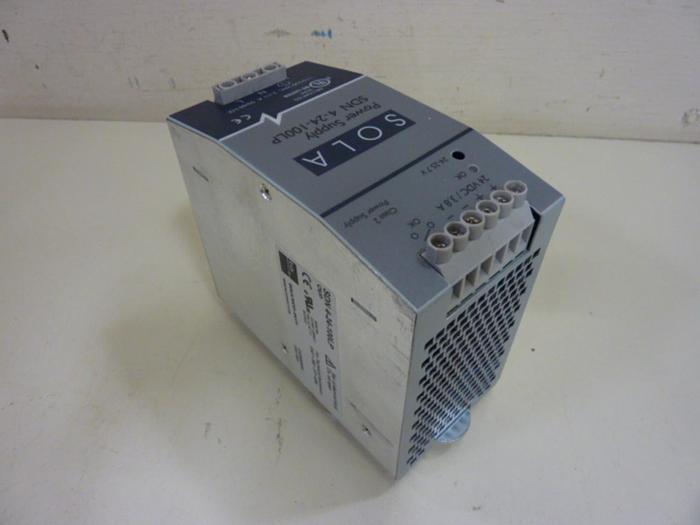 Used SOLA ELECTRIC Power Supply SDN4-24-100LP #58366