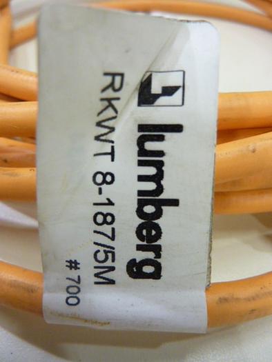LUMBERG Cable RKWT 8-187/5M #43405