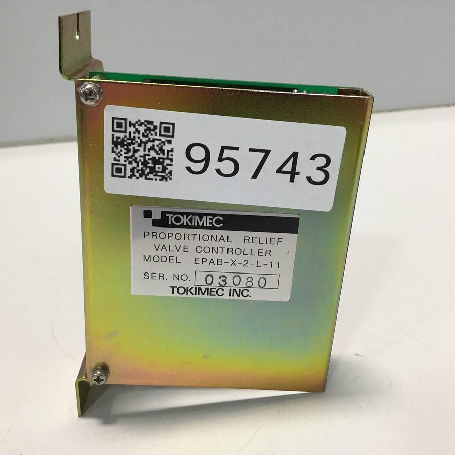Used TOKIMEC Proportional Relief Valve Controller EPAB-X-2-L-11 Used