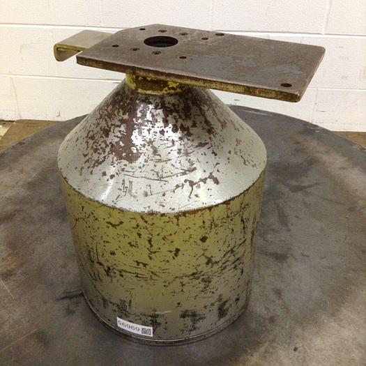 Used METAL FABRICATOR Hopper w/ Shutoff HOPPER695 #69695