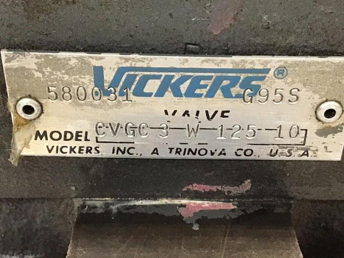 Used VICKERS Valve CVGC-3-W-125-10 #133045