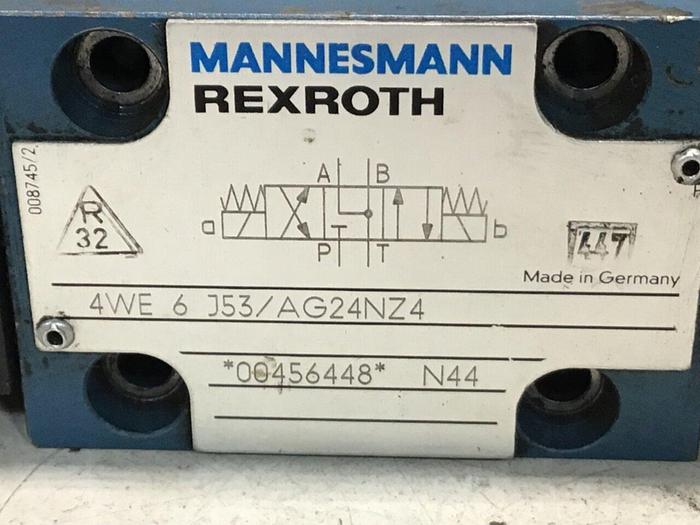 Used REXROTH Directional Control Valve 4WE6J53/AG24NZ4 #126001