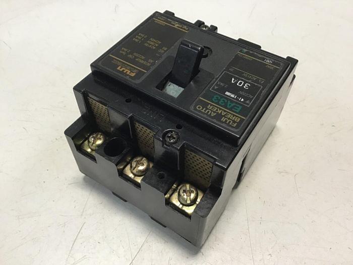 Used FUJI ELECTRIC 30 Amp Circuit Breaker EA33-30 #119792