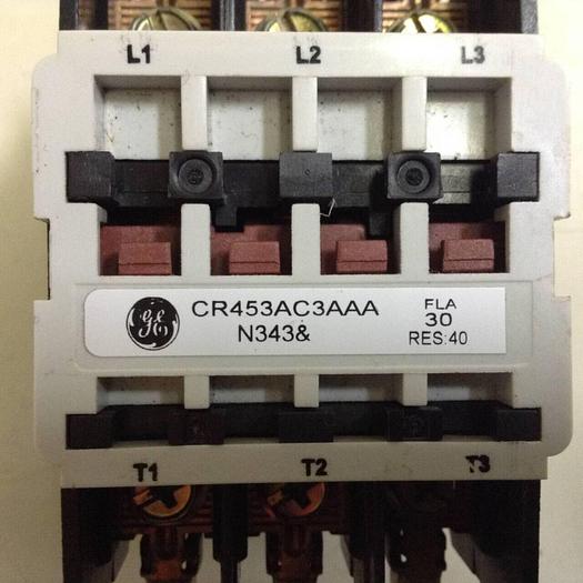 Used GENERAL ELECTRIC Contactor CR453AC3AAA #86315