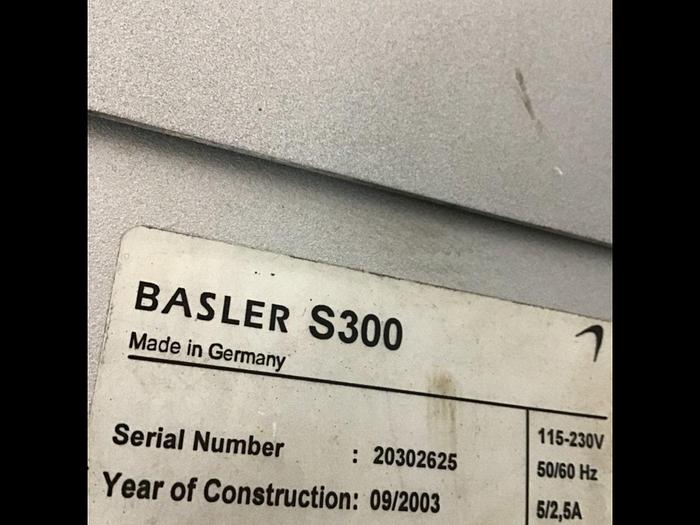 Used BASLER VISION Inline Scanner DVD-R S300 #122044
