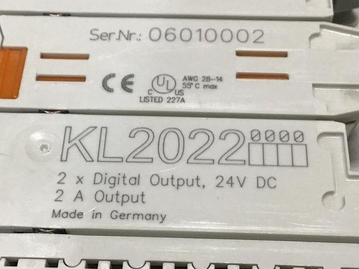 Used BECKHOFF Digital Output Module KL2022 #125225